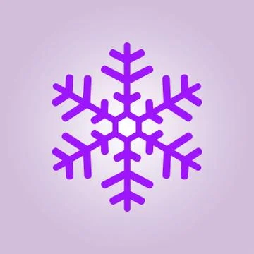 Snowflake sign icon. Stock Illustration