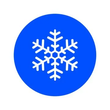 Snowflake sign icon. Stock Illustration
