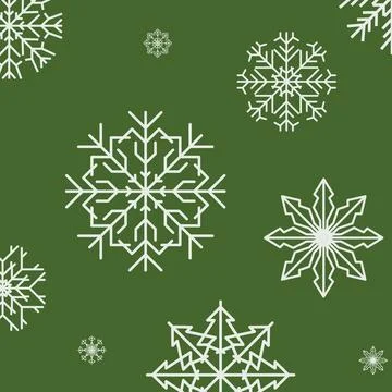Snowflake snow freeze winter thin line outline icon. Snowflakes icon set Stock Illustration