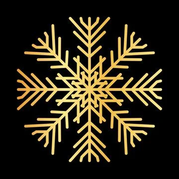 Snowflake snow freeze winter thin line outline icon. Snowflakes icon set Stock Illustration