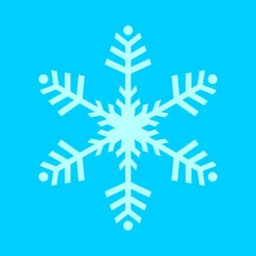 Snowflake Symbol Vector Illustration Stock Illustration