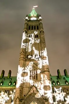 Snowflake tower Stock-Fotos