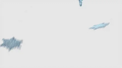 Snowflake transitions Stock Footage 307842595