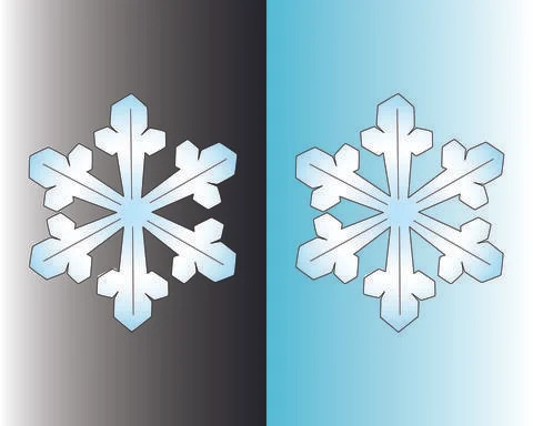 Snowflake Vector file | Any changes can be possible Stock Illustration