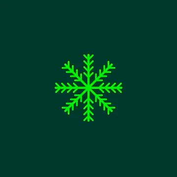 Snowflake vector icon. Snow pictogram. Winter symbol Stock Illustration