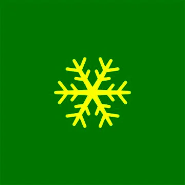 Snowflake vector icon. Snow pictogram. Winter symbol Stock Illustration
