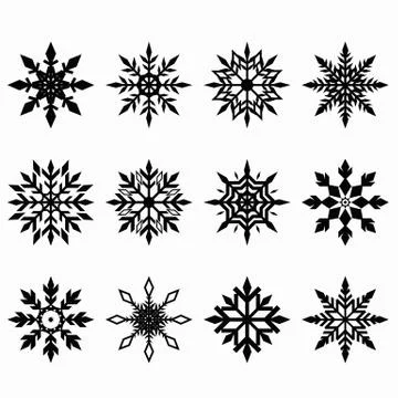 Snowflake Vector Stock Illustration