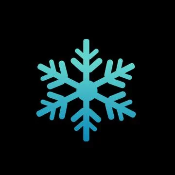Snowflake vector illustration art Illustrazione stock