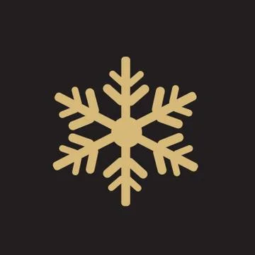 Snowflake vector illustration art Stock Illustration