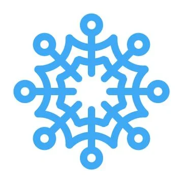 Snowflake vector illustration Stock Illustration