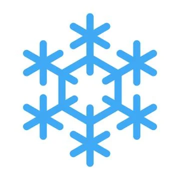 Snowflake vector illustration Stock Illustration