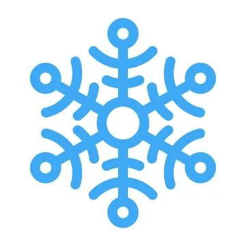 Snowflake vector illustration Stock Illustration
