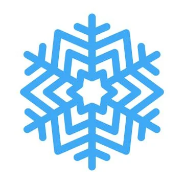 Snowflake vector illustration Stock Illustration