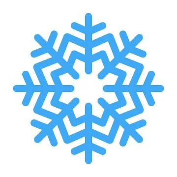 Snowflake vector illustration Illustrazione stock