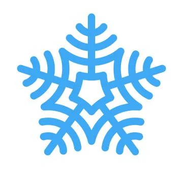 Snowflake vector illustration Stock Illustration