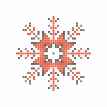 Snowflake Vector Illustration. Stock Illustration