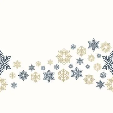 Snowflake vector pattern 스톡 일러스트