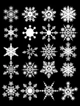 snowflake vector pattern