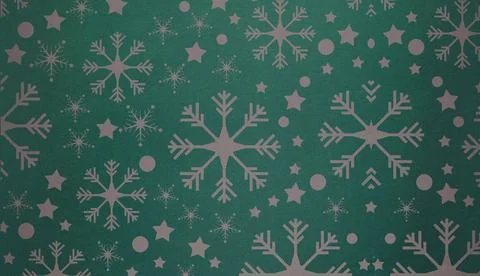 Snowflake wallpaper pattern Stock Illustration