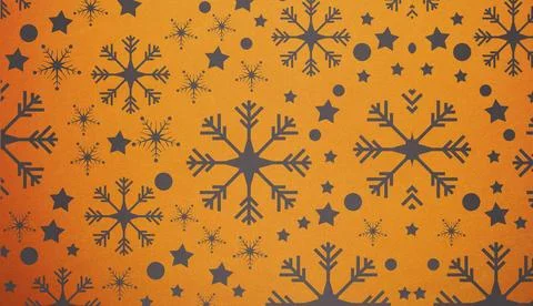 Snowflake wallpaper pattern 스톡 사진