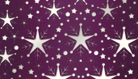 Snowflake wallpaper pattern Foto stock
