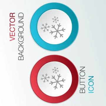 Snowflake the weather icon Stock Illustration