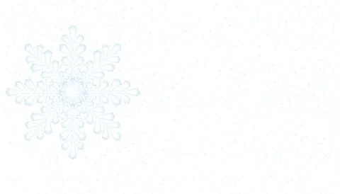 Snowflake white background background banner Stock Illustration