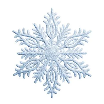 Snowflake on a white background Stock Photos