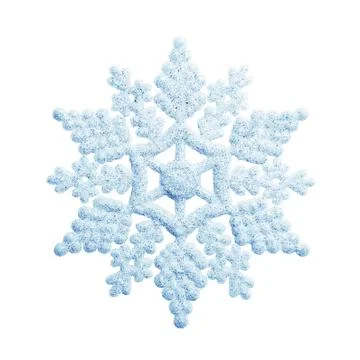 Snowflake on a white background Stock Photos