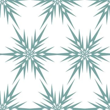 Snowflake on white background seamless pattern for textile and scrapbook desi Stock Illustration