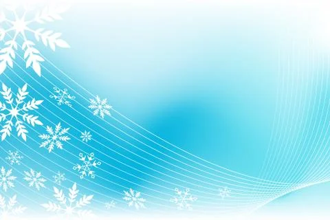 Snowflake wind background Stock Illustration