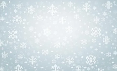 Snowflake winter banner background vector Illustrazione stock