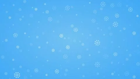 Snowflake on winter blue sky background. Christmas vector illustration desi.. Stock Illustration