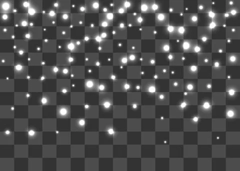 Snowflake winter sparkle lights shine Stock Illustration