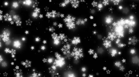 Snowflakes 2 matte Stock Footage 44090864