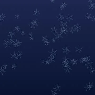 Snowflakes abstract pattern winter design seamless texture Stock Illustration