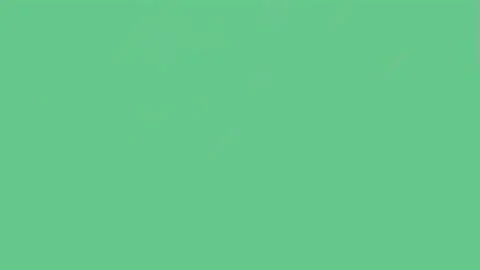 Snowflakes are falling on an isolated green background. Winter season. Stock Footage 175070728