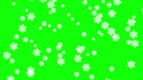 Snowflakes are slowly falling down Stock Footage 145690892