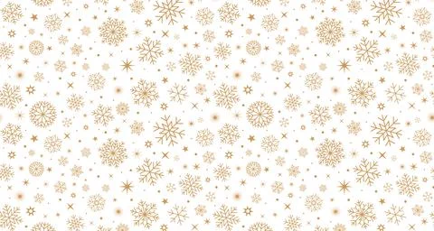 Snowflakes background. Christmas seamless pattern Stock Illustration