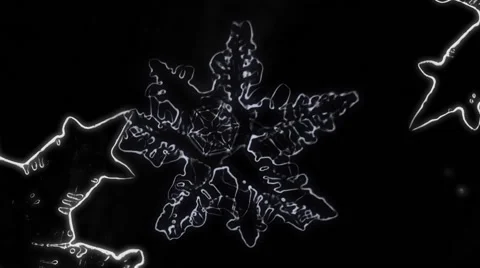 Snowflakes background Stock Footage 45471992