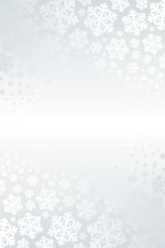 Snowflakes background, gray Stock Illustration