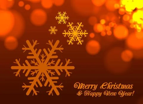 Snowflakes background Stock Illustration