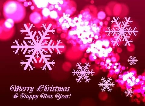 Snowflakes background Stock Illustration