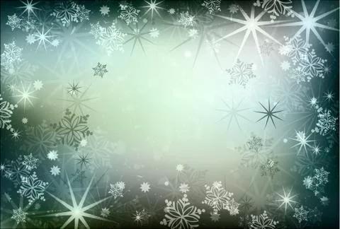 Snowflakes background Stock-Illustration