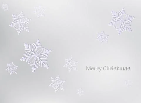 Snowflakes background Stock Illustration