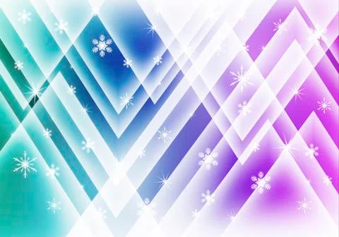 Snowflakes background Stock Illustration