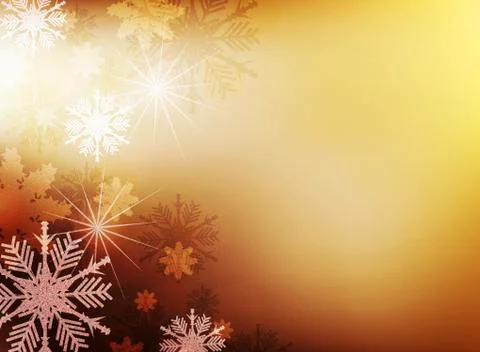 Snowflakes background Illustrazione stock