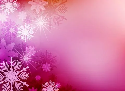 Snowflakes background Stock Illustration