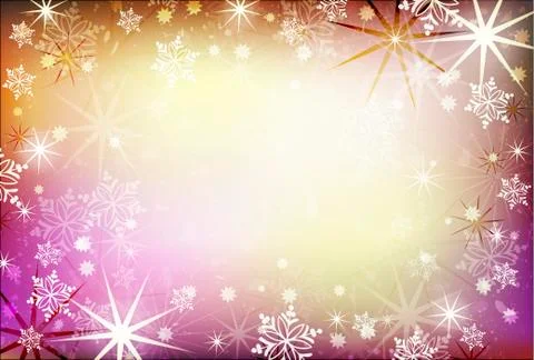 Snowflakes background Illustrazione stock
