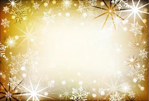 Snowflakes background Stock Illustration